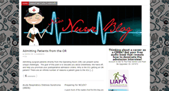 Desktop Screenshot of newnurseblog.com
